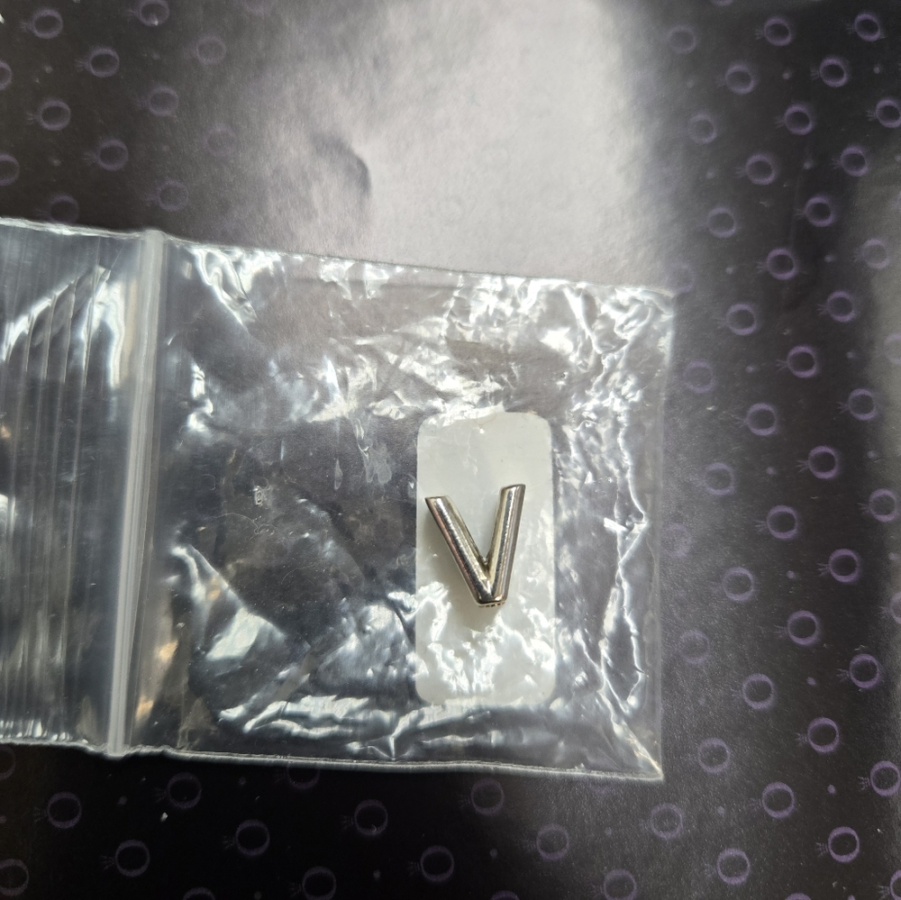 Silver Chevron Pin